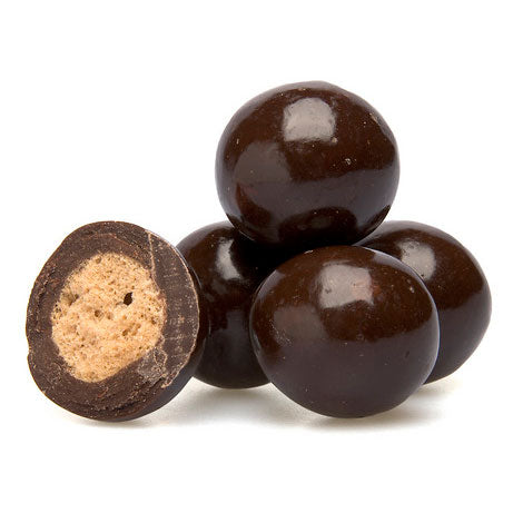 Malted Milk Balls Dark Chocolate 12 Oz – Betty Jane Candies