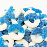 Blue Raspberry Gummy Rings 12 oz