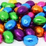 Solid Dark Chocolate Foiled Eggs 12 oz